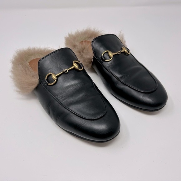 Gucci Princetown Mules with Fur Size - Picture 9 of 9